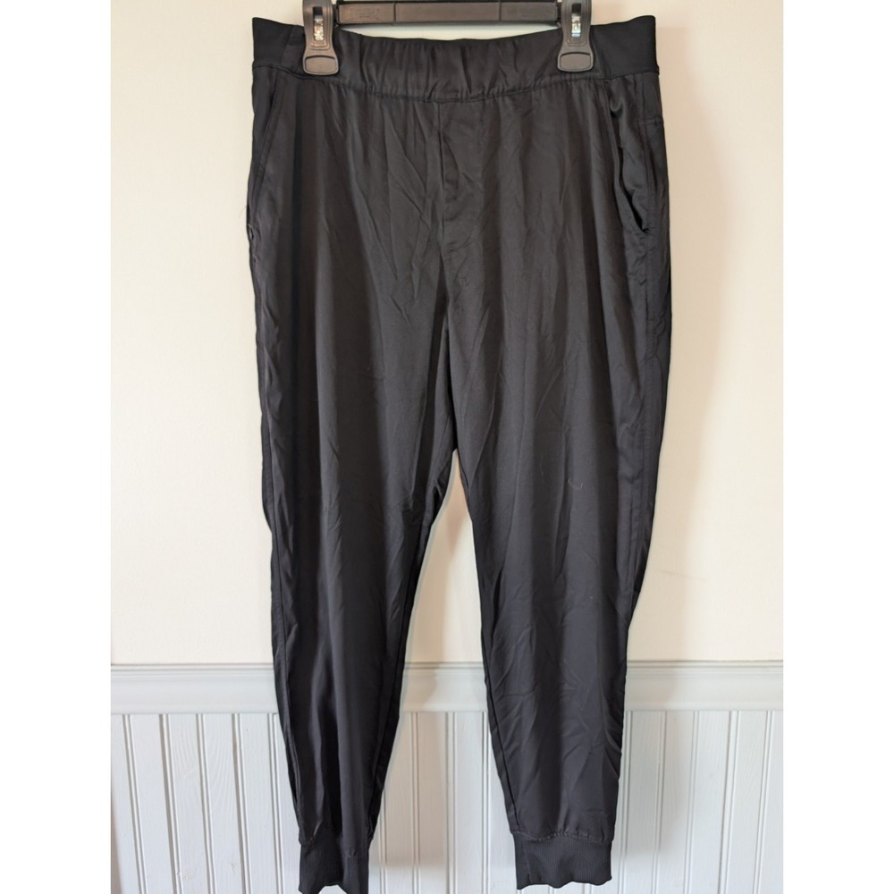 North Face Hiking Pants Womens Large Black Joggers Lightweight Outdoor Granola